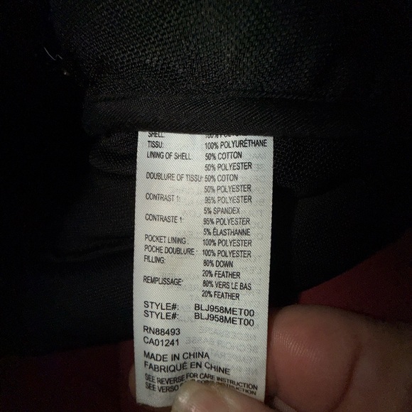 Blanc Noir Shimmering Gold Vest - Picture 4 of 6